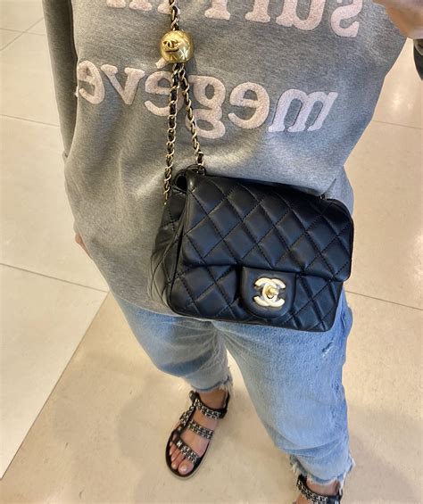 chanel flap bag adjustable chain|Chanel perforated flap bag.